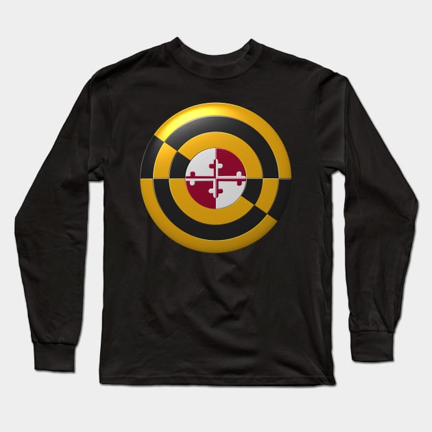 Captain Maryland Shield 2.0 Long Sleeve T-Shirt by IORS